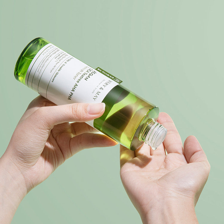 MARY & MAY Vegan CICA Teatree AHA PHA Blemish Toner 200ml disponible sur Ma petite Coree, ton Eshop 100% K-beauty en direct de Seoul