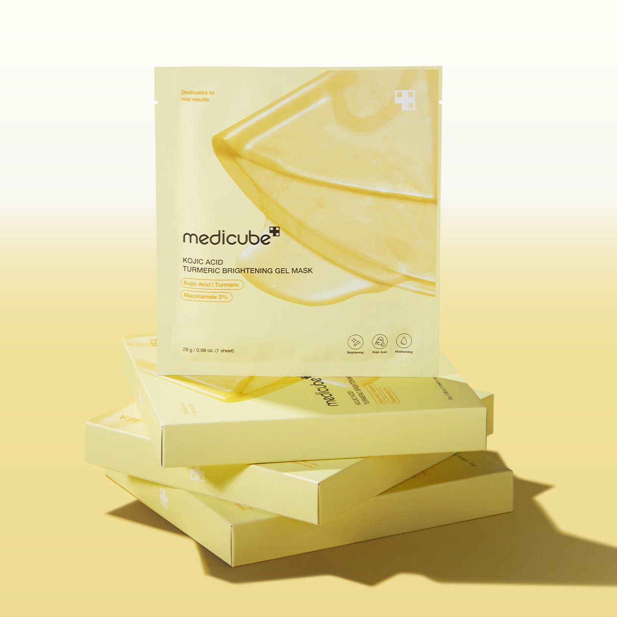 MEDICUBE Kojic Acid Turmeric Brightening Gel Mask disponible sur Ma petite Coree, ton Eshop 100% K-beauty en direct de Seoul