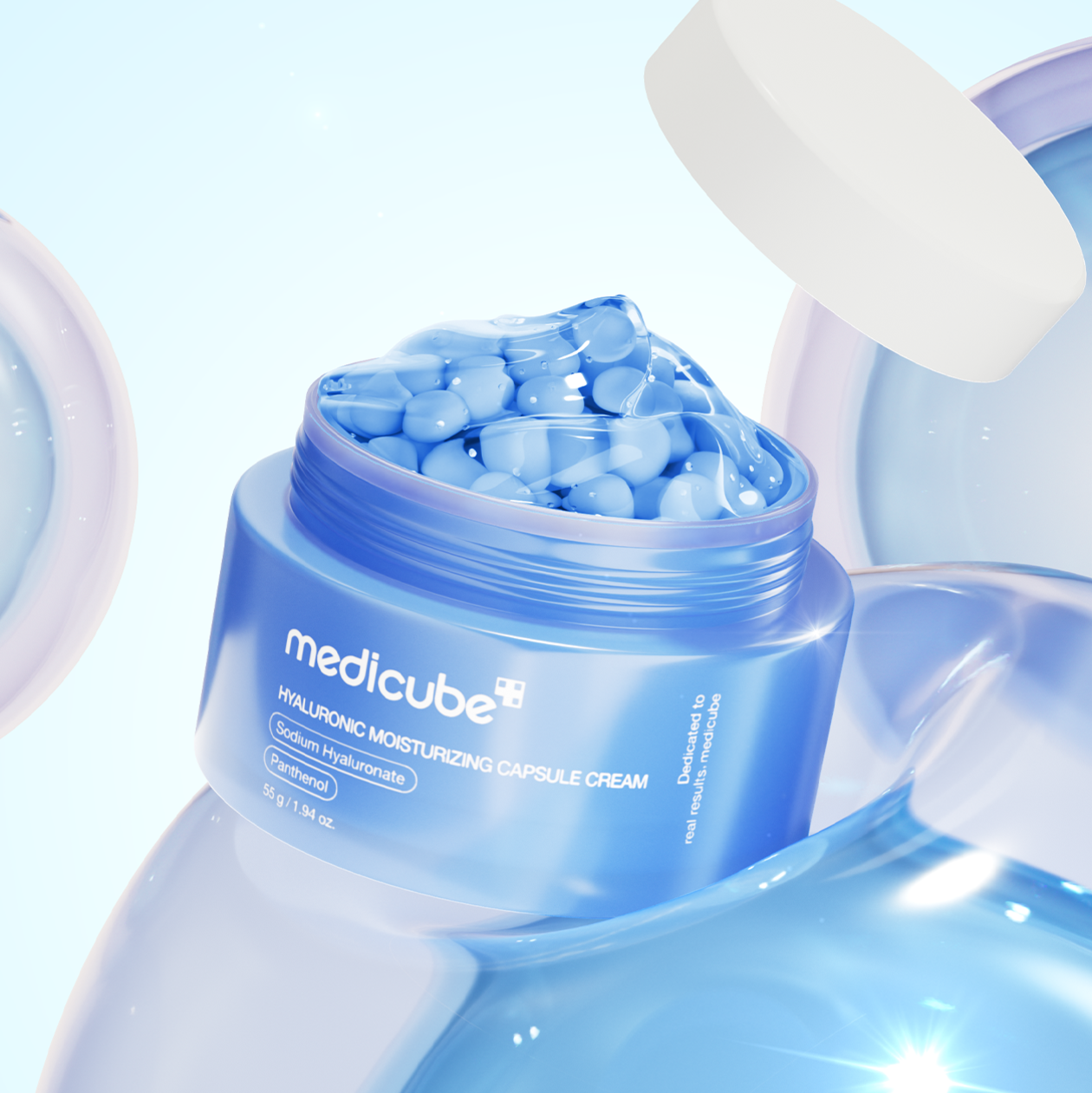 MEDICUBE Hyaluronic Moisturizing Capsule Cream 55g