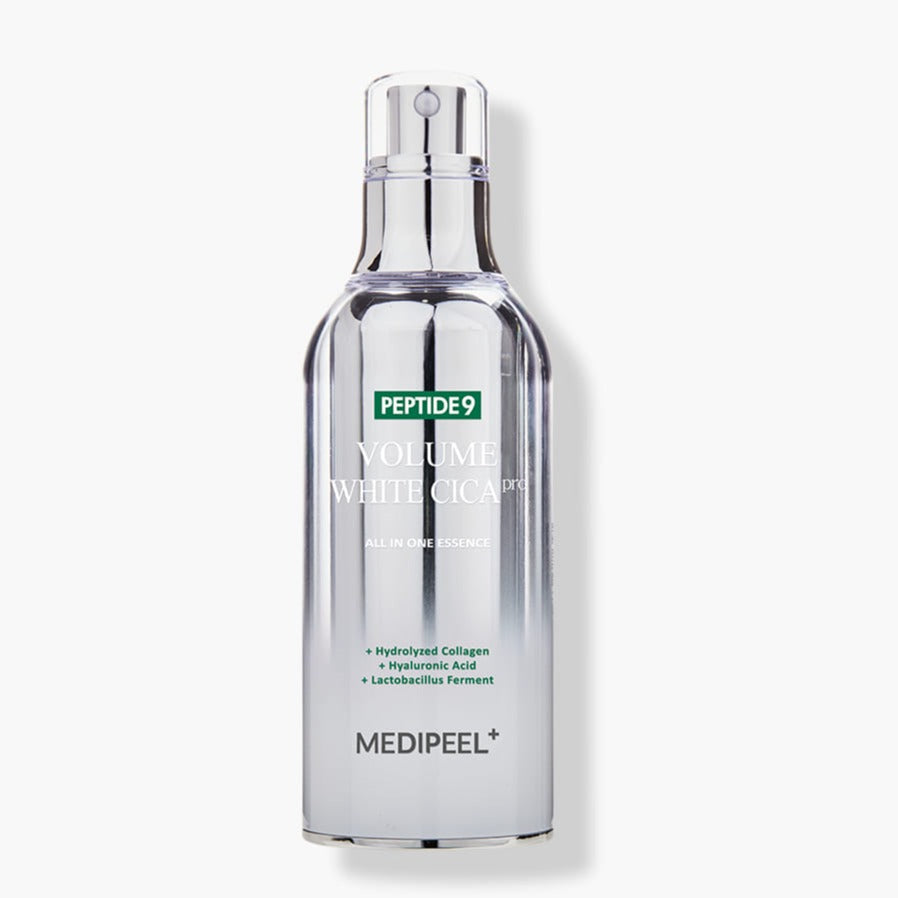MEDIPEEL Peptide 9 Volume White Cica Essence Pro 100ml disponible sur Ma petite Coree, ton Eshop 100% K-beauty en direct de Seoul