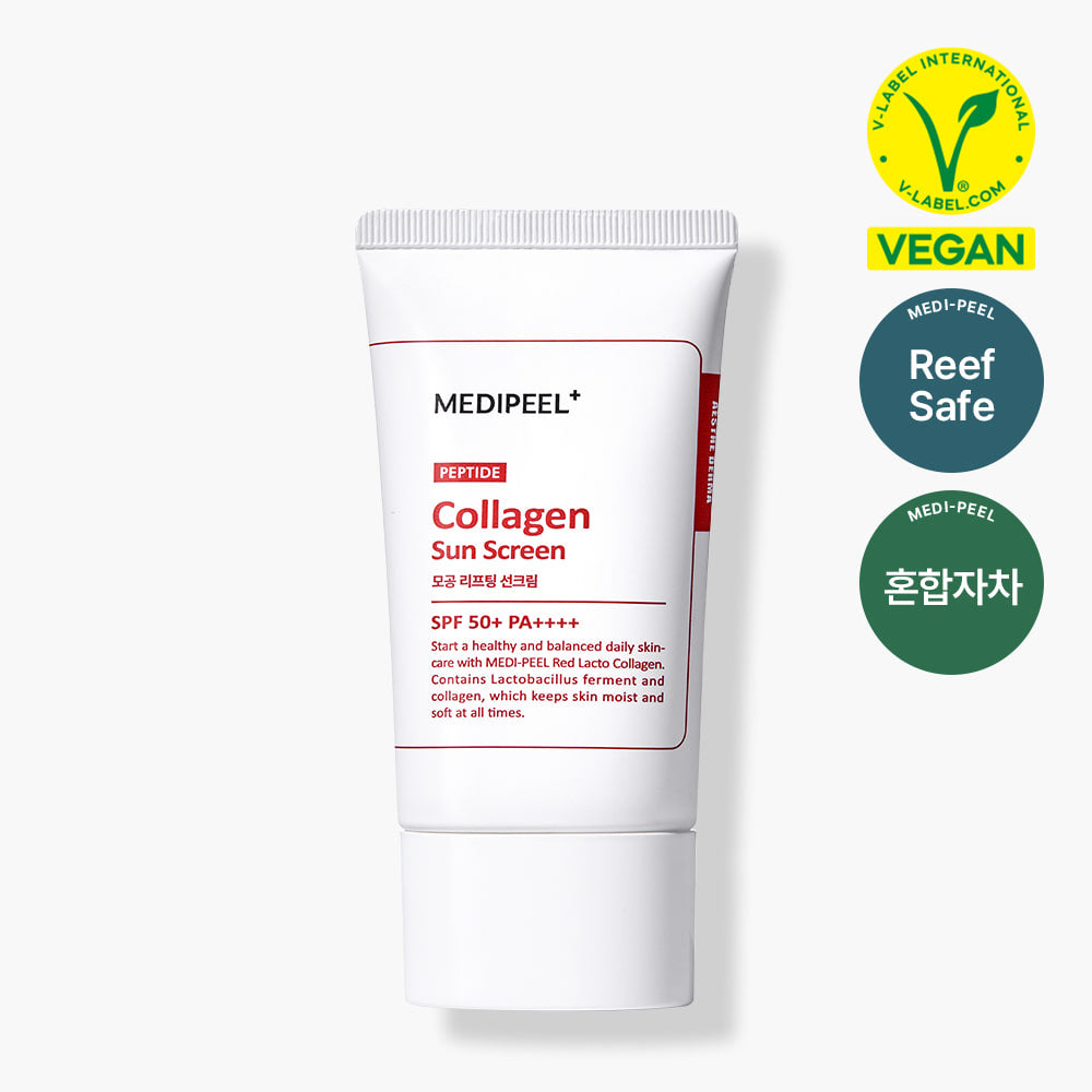 MEDIPEEL Red Lacto Collagen Pore Lifting Sun Screen 50g disponible sur Ma petite Coree, ton Eshop 100% K-beauty en direct de Seoul