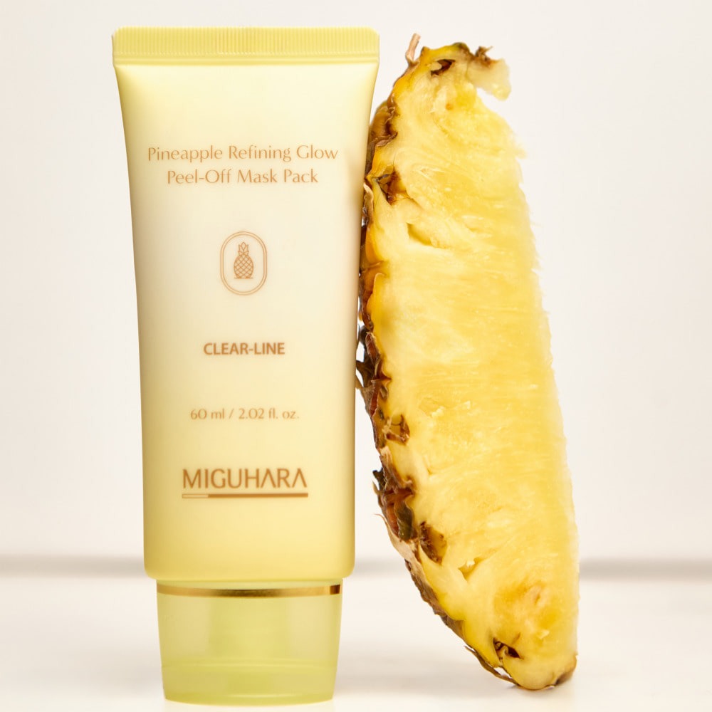 MIGUHARA Pineapple Refining Glow Peel Off Mask Pack 60ml