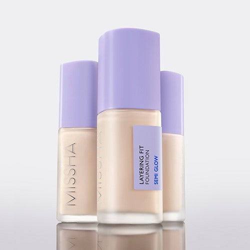 MISSHA Layering Fit Foundation Semi Glow 35ml disponible sur Ma petite Coree, ton Eshop 100% K-beauty en direct de Seoul
