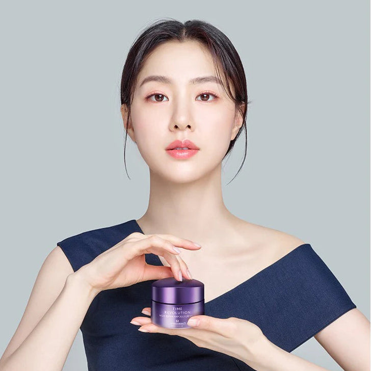 MISSHA Time Revolution Night Repair Ampoule Cream 5X 50ml disponible sur Ma petite Coree, ton Eshop 100% K-beauty en direct de Seoul