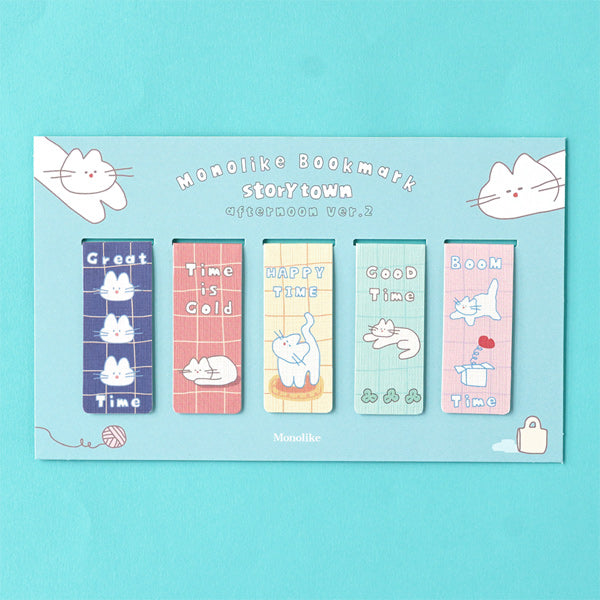 MONOLIKE Magnetic Bookmark Set #StoryTownAfternoon Ver.2