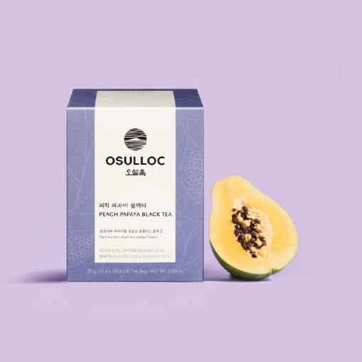 OSULLOC Peach Papaya Black Tea 10p disponible sur Ma petite Coree, ton Eshop 100% K-beauty en direct de Seoul