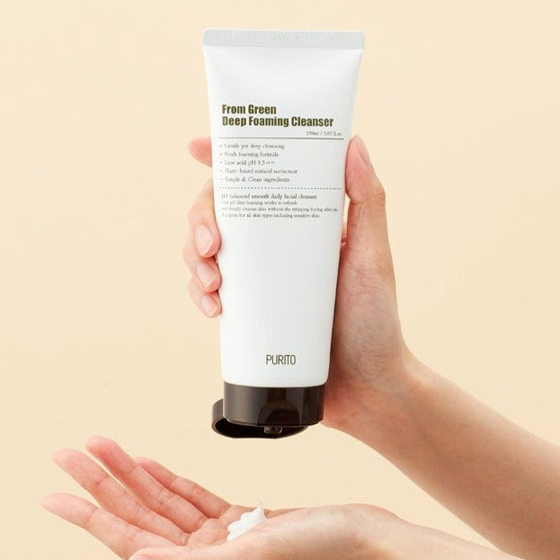 PURITO From Green Deep Foaming Cleanser 150ml disponible sur Ma petite Coree, ton Eshop 100% K-beauty en direct de Seoul