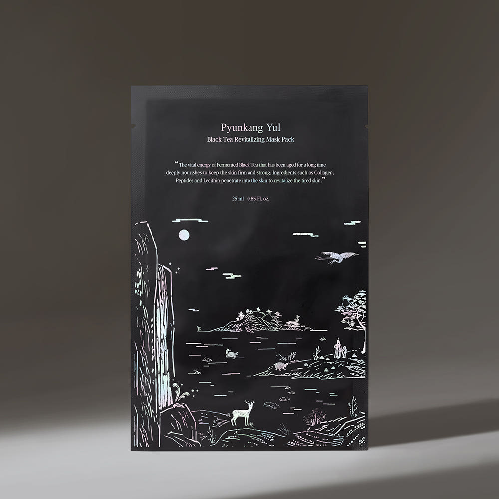 PYUNKANG YUL Black Tea Revitalizing Mask Pack 10 Pieces disponible sur Ma petite Coree, ton Eshop 100% K-beauty en direct de Seoul
