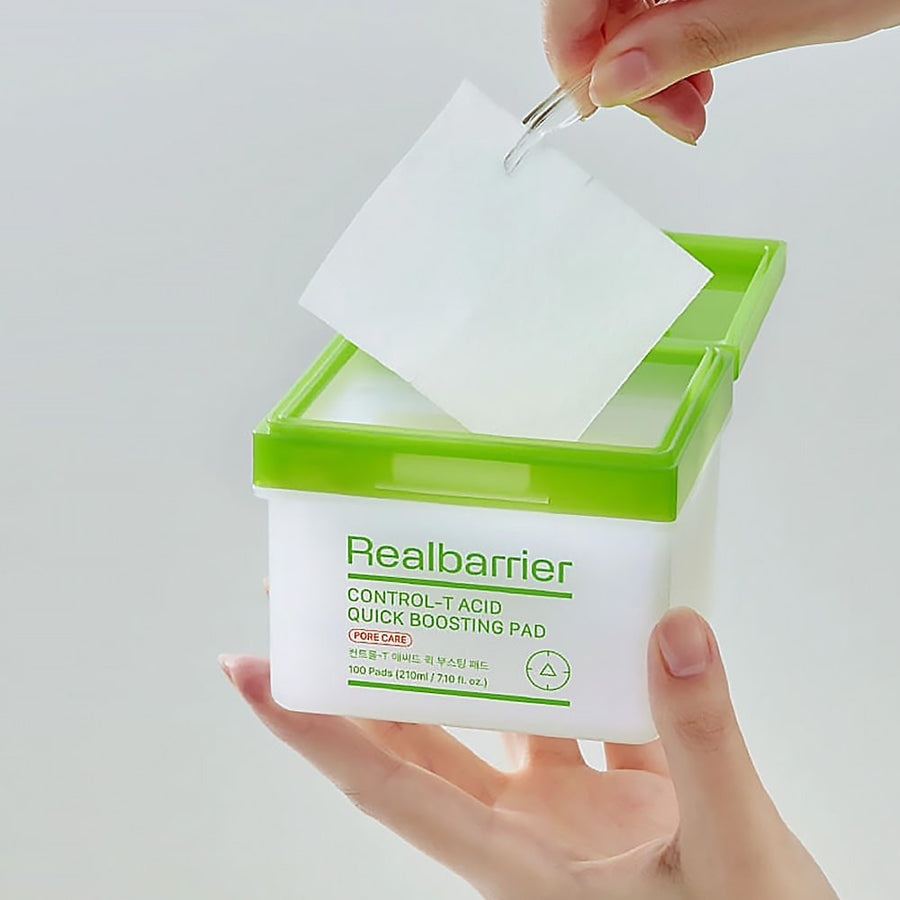 REAL BARRIER Control-T Acid Quick Boosting Pads 100 Sheets