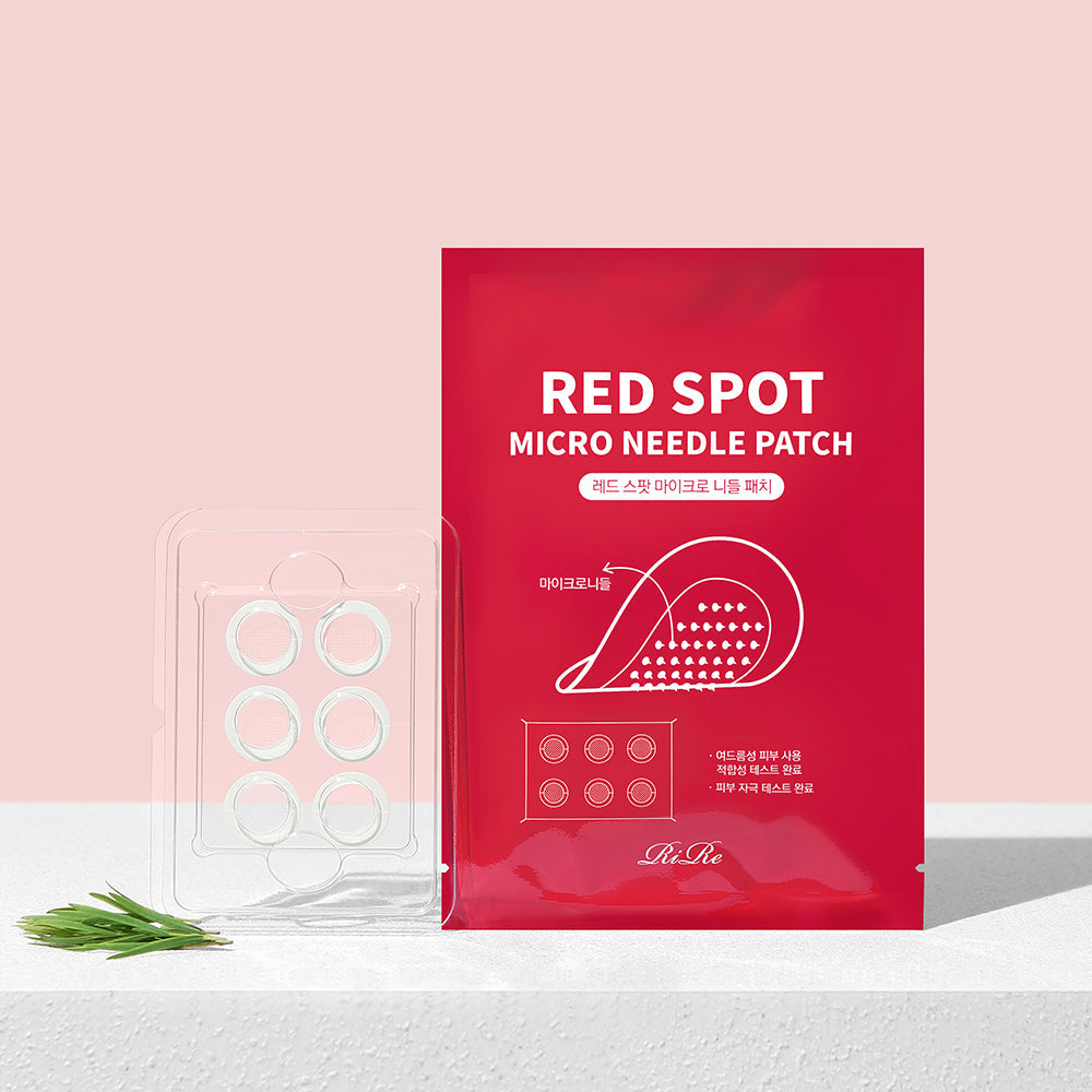 RIRE Red Spot Micro Needle Patch x12 disponible sur Ma petite Coree, ton Eshop 100% K-beauty en direct de Seoul