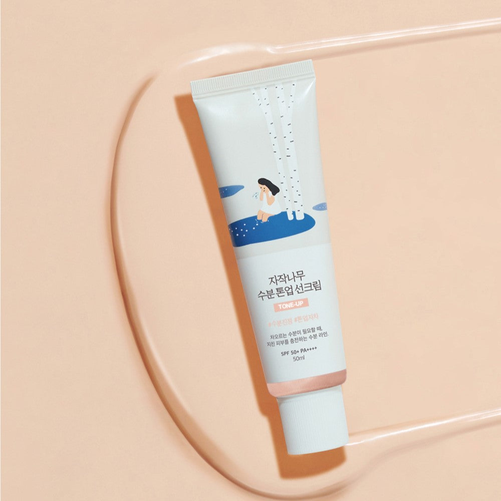 ROUND LAB Birch Juice Moisturizing Tone-up Sunscreen 50ml disponible sur Ma petite Coree, ton Eshop 100% K-beauty en direct de Seoul