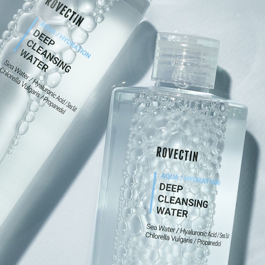 ROVECTIN Aqua Deep Cleansing Water 400ml disponible sur Ma petite Coree, ton Eshop 100% K-beauty en direct de Seoul