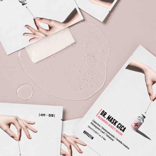 ROVECTIN Doctor Cica Blemish Mask disponible sur Ma petite Coree, ton Eshop 100% K-beauty en direct de Seoul