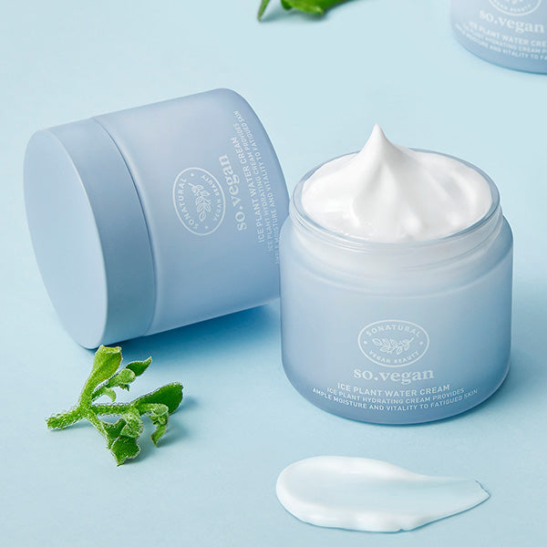 SO NATURAL So Vegan Ice Plant Water Cream 70ml disponible sur Ma petite Coree, ton Eshop 100% K-beauty en direct de Seoul