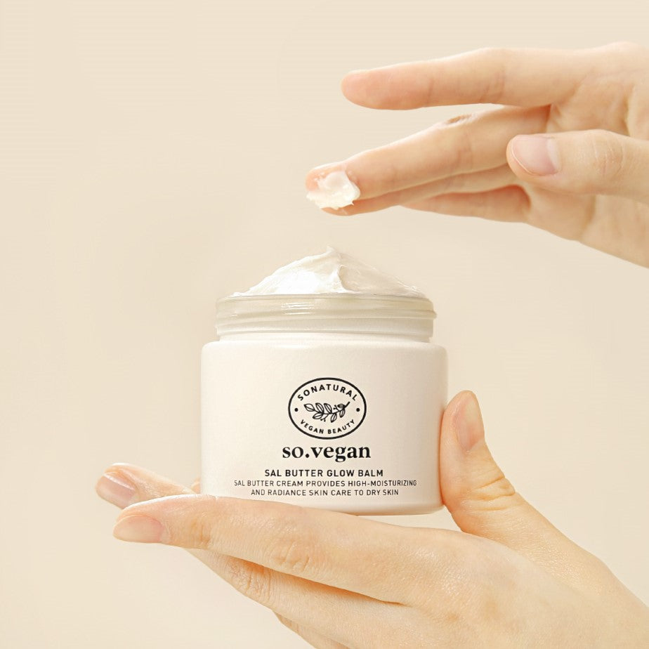 SO NATURAL So Vegan Sal Butter Glow Balm 70ml disponible sur Ma petite Coree, ton Eshop 100% K-beauty en direct de Seoul