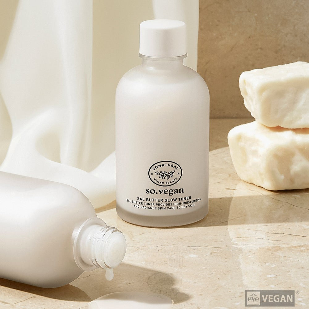 SO NATURAL So Vegan Sal Butter Glow Toner 150ml disponible sur Ma petite Coree, ton Eshop 100% K-beauty en direct de Seoul
