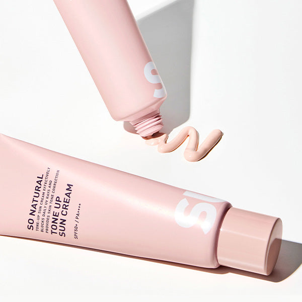 SO NATURAL Tone Up Sun Cream 50ml disponible sur Ma petite Coree, ton Eshop 100% K-beauty en direct de Seoul