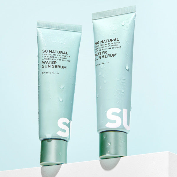 SO NATURAL Water Sun Serum 50ml disponible sur Ma petite Coree, ton Eshop 100% K-beauty en direct de Seoul