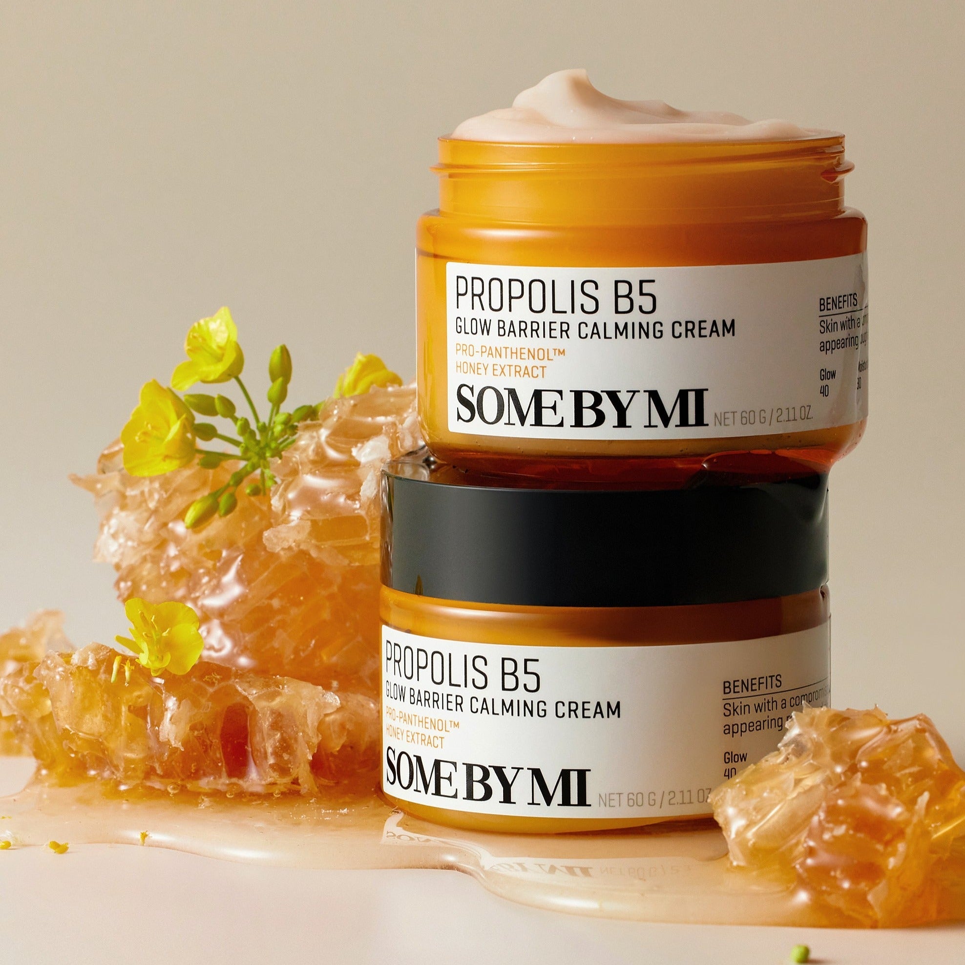 SOME BY MI Propolis B5 Glow Barrier Calming Cream 60g disponible sur Ma petite Coree, ton Eshop 100% K-beauty en direct de Seoul