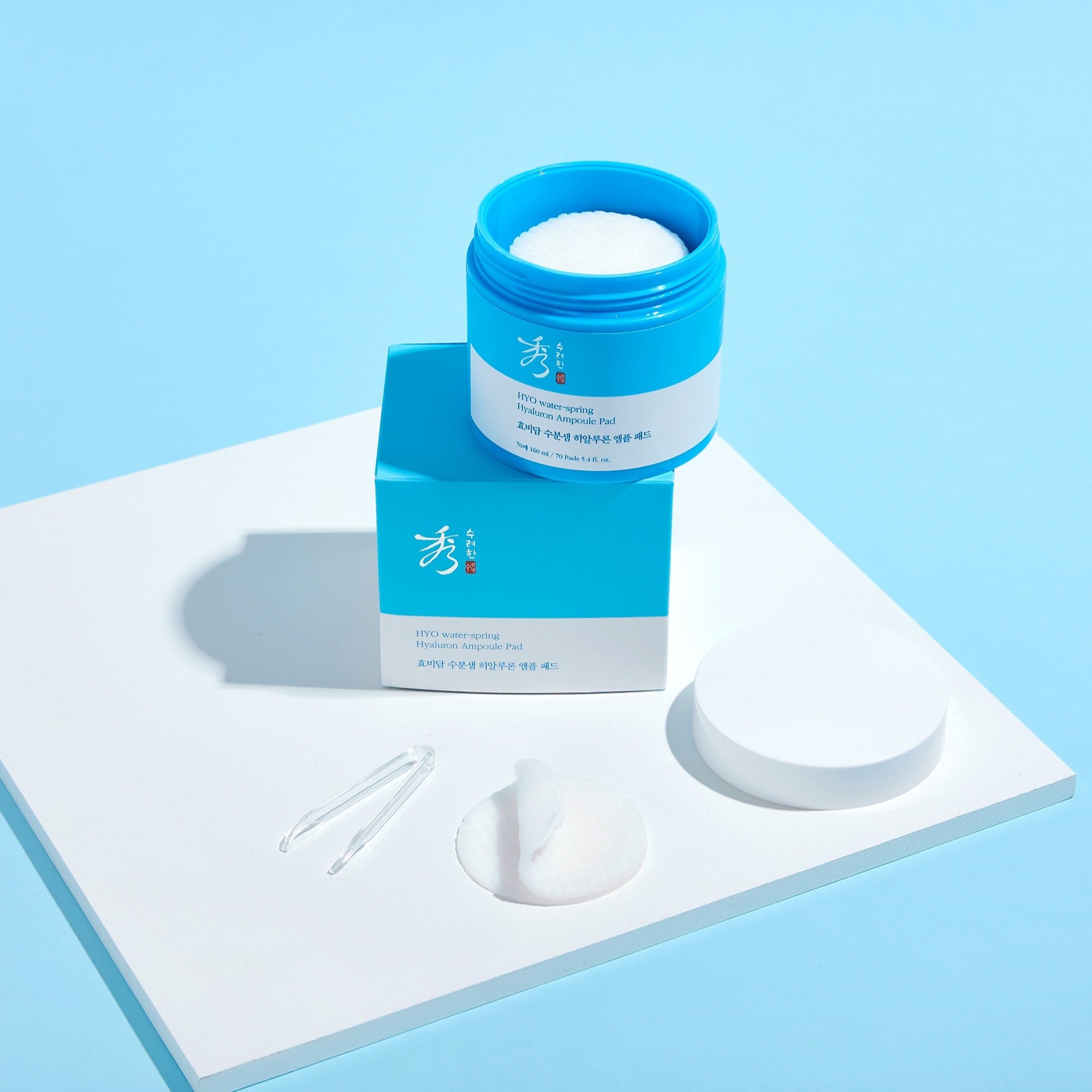 SOORYEHAN Moiture Spring Hyaluronic Ampoule Pads 70 Sheets