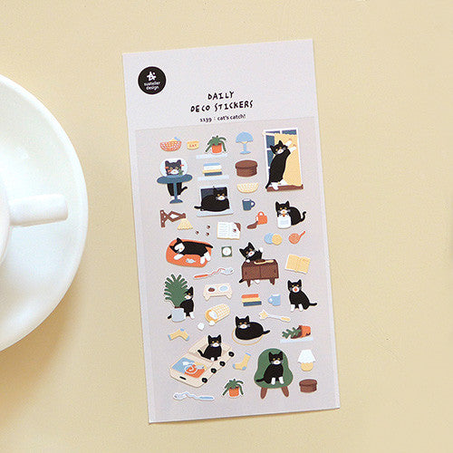 SUATELIER Cat's Catch! Stickers
