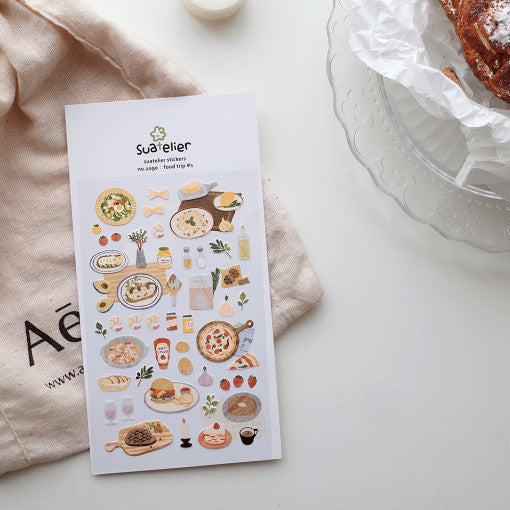 SUATELIER Food Trip #1 Stickers