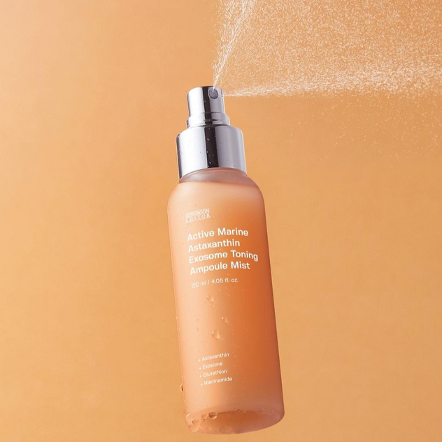 SUNGBOON EDITOR Active Marine Astraxanthin Exosome Toning AMpoule Mist 120ml disponible sur Ma petite Coree, ton Eshop 100% K-beauty en direct de Seoul