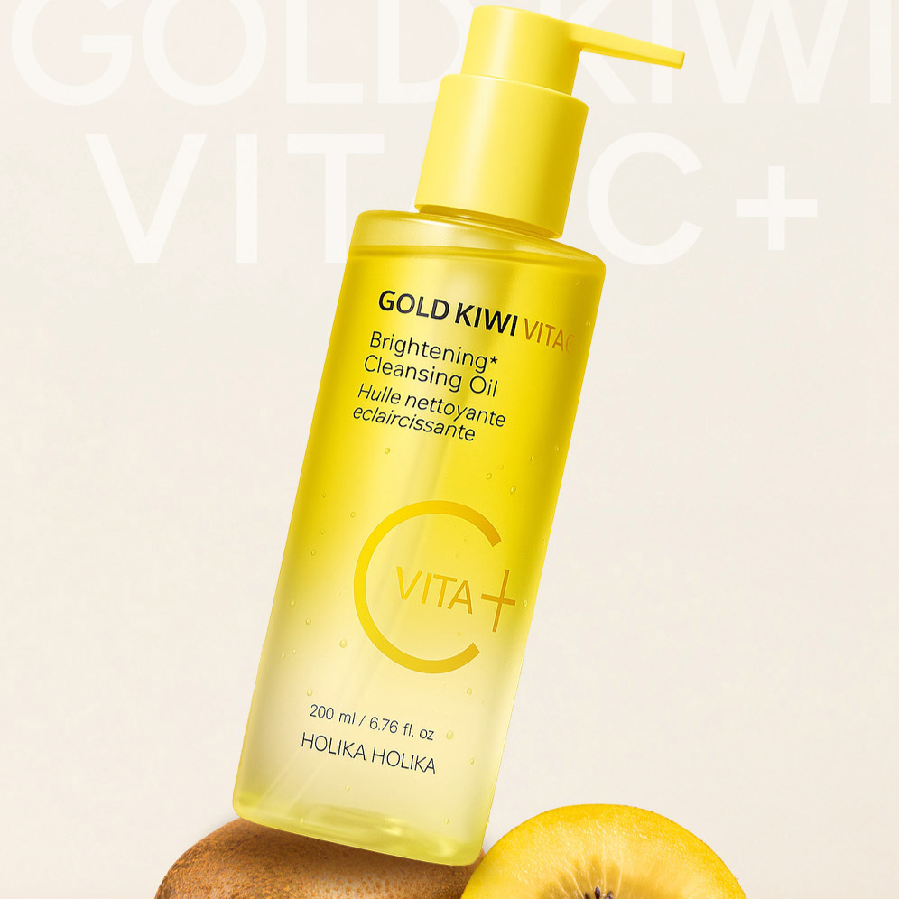 HOLIKA HOLIKA Gold Kiwi Vita C+ Brightening Cleansing Oil 200ml
