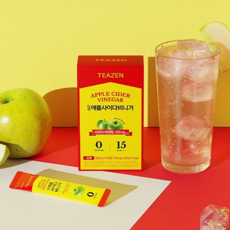 TEAZEN Apple Cider Vinegar 10 Sticks disponible sur Ma petite Coree, ton Eshop 100% K-beauty en direct de Seoul