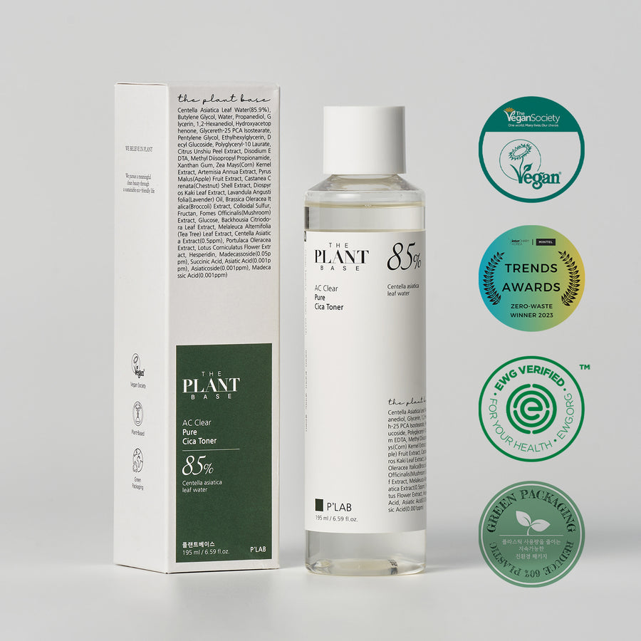 THE PLANT BASE Ac Clear Pure Cica Toner 195ml