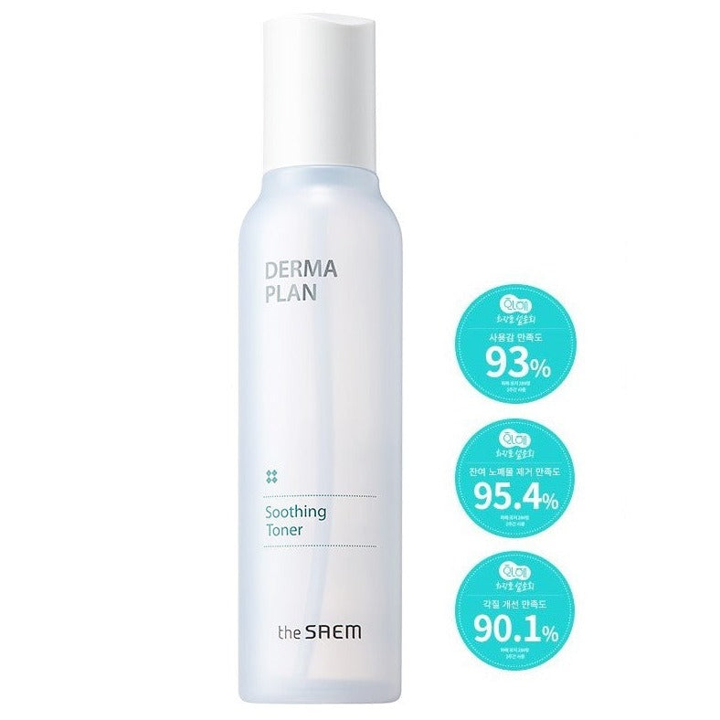 THE SAEM Derma Plan Soothing Toner 155ml disponible sur Ma petite Coree, ton Eshop 100% K-beauty en direct de Seoul