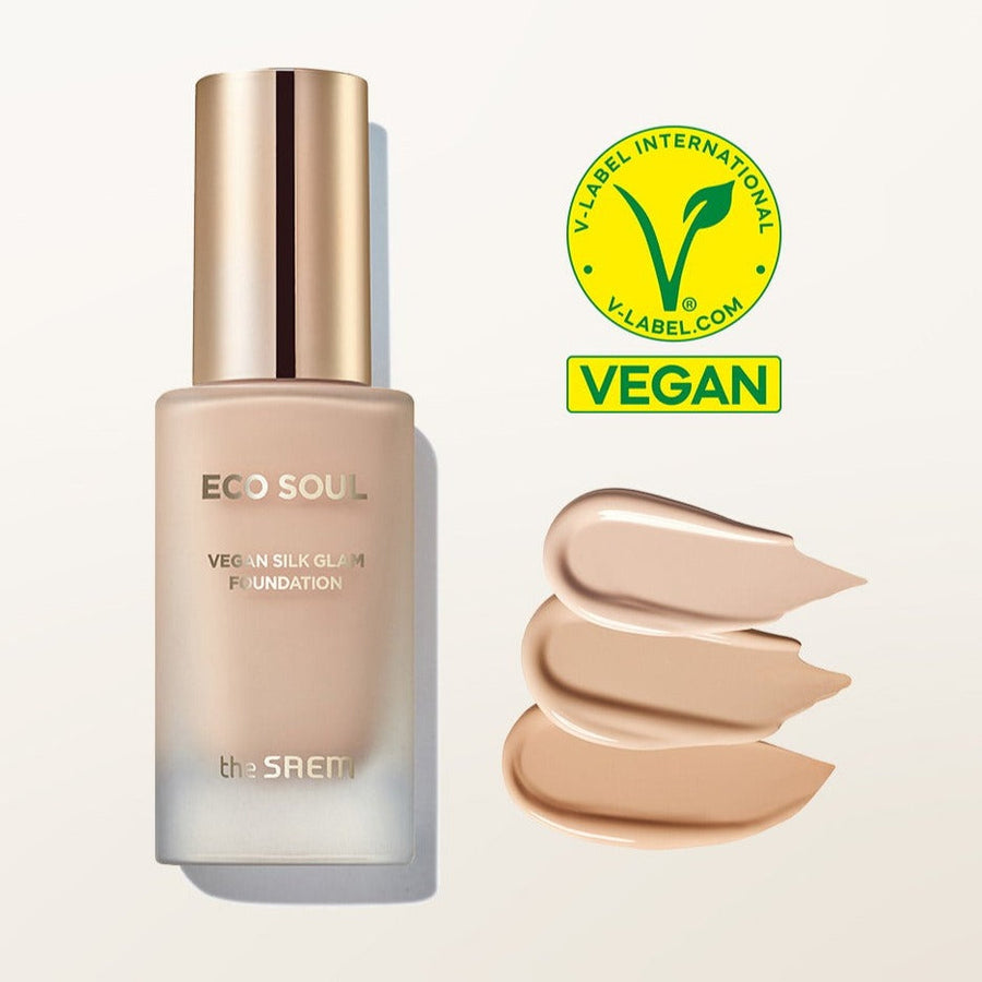 THE SAEM Eco Soul Vegan Silk Glam Foundation 30ml