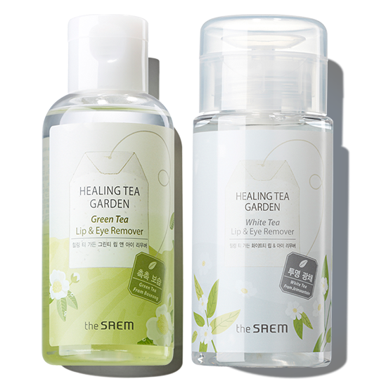 THE SAEM Healing Tea Garden Lip & Eye Remover 150ml disponible sur Ma petite Coree, ton Eshop 100% K-beauty en direct de Seoul