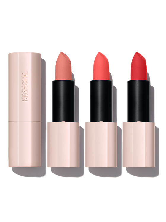 THE SAEM Kissholic Lipstick Matte 3.5g disponible sur Ma petite Coree, ton Eshop 100% K-beauty en direct de Seoul