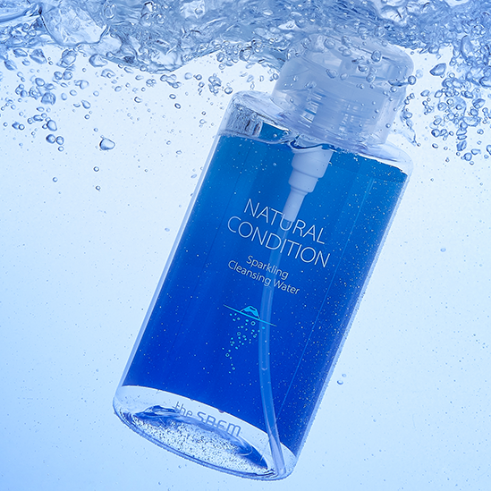 THE SAEM Natural Condition Sparkling Cleansing Water 500ml disponible sur Ma petite Coree, ton Eshop 100% K-beauty en direct de Seoul