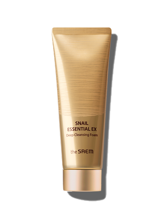 THE SAEM Snail Essential EX Deep Cleansing Foam 150g disponible sur Ma petite Coree, ton Eshop 100% K-beauty en direct de Seoul