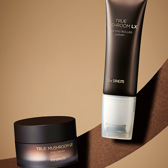 THE SAEM True Mushroom LX Eye Cream Special Set (Eye Cream+Roller Cream) disponible sur Ma petite Coree, ton Eshop 100% K-beauty en direct de Seoul
