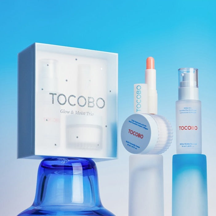 TOCOBO Glow & Moist Trio (Essence, Cream & Lip Balm) disponible sur Ma petite Coree, ton Eshop 100% K-beauty en direct de Seoul