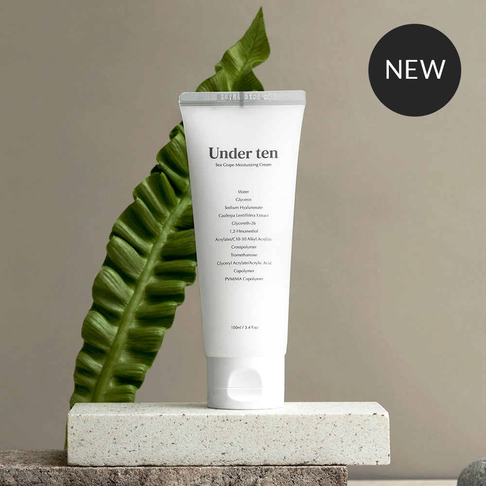 UNDER TEN Sea Grape Moisturizing Cream 100ml disponible sur Ma petite Coree, ton Eshop 100% K-beauty en direct de Seoul