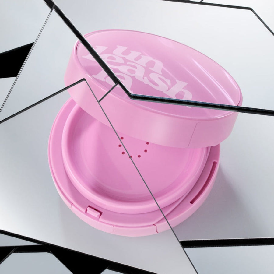 UNLEASHIA Don't Touch Glass Pink Cushion