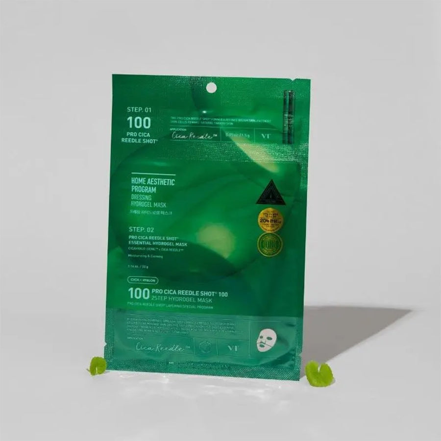 VT COSMETICS Pro Cica Riddle shot 100 2-Step Hydrogel Mask (4-pack)