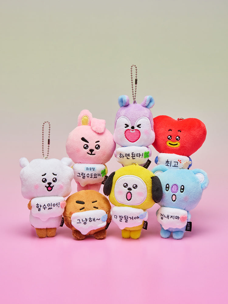 BT21 CHEER-UP Peluche Porte-clés TODAY’S MOOD
