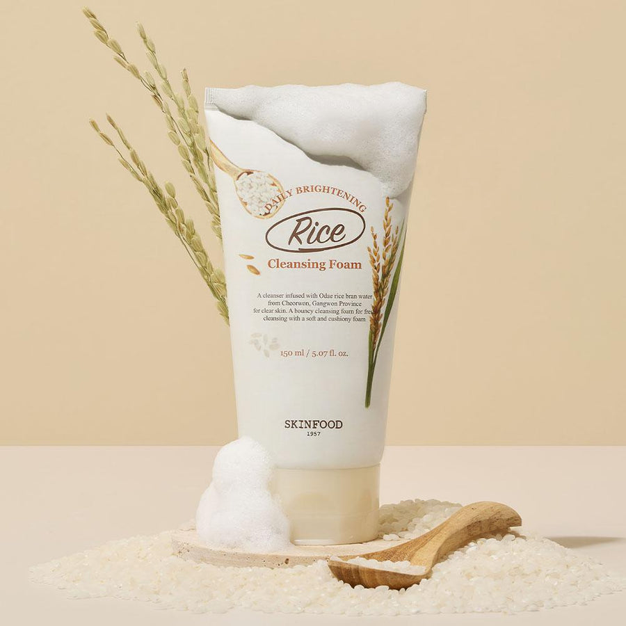 SKINFOOD Rice Daily Brightening Scrub Foam 150ml