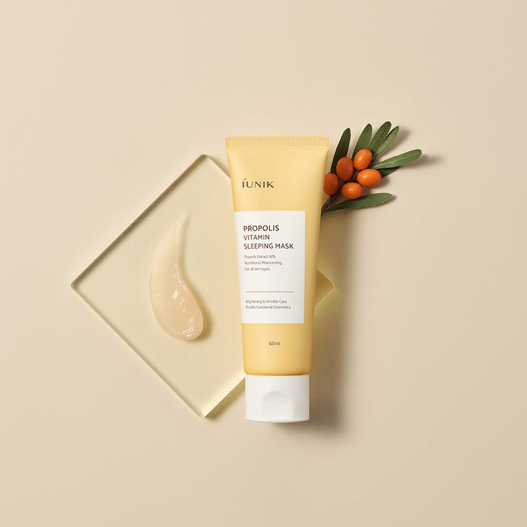 iUNIK Propolis Vitamin Sleeping Mask 60ml disponible sur Ma petite Coree, ton Eshop 100% K-beauty en direct de Seoul