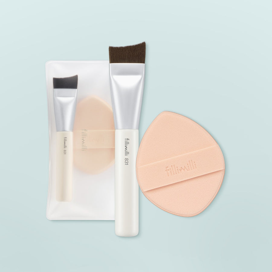 FILLIMILLI Soft Fit Brush 831 & Puff Duo