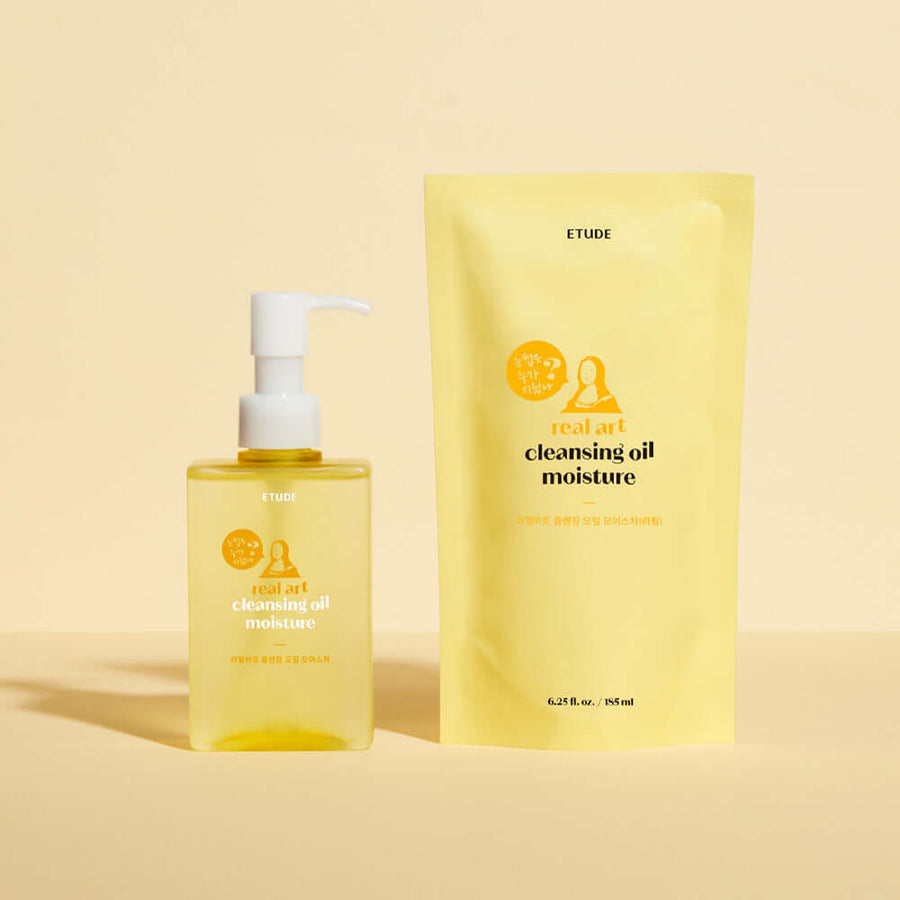ETUDE Real Art Cleansing Oil Moisture 2pcs Set