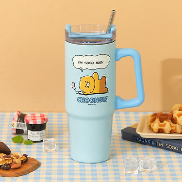 KAKAO FRIENDS - Chunsik Bleu Tumbler 887ml