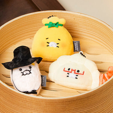 KAKAO FRIENDS - Porte-cles Peluche 3P Set Chunsik