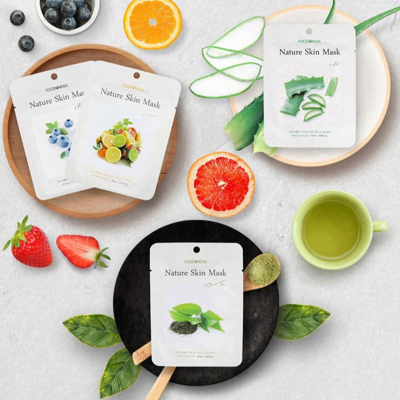 FOODAHOLIC : la marque K-beauty des sheet masks Nature Skin aux 15 extraits - Ma Petite Corée