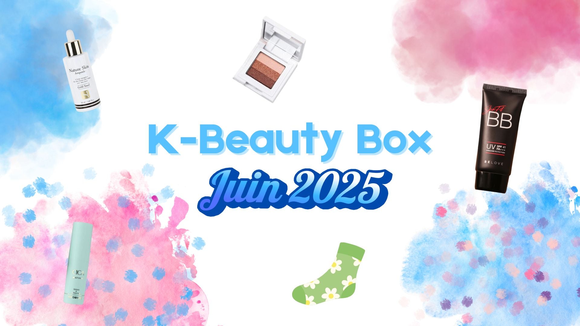 Produits de beauté K-Beauty Box de Juin 2025
